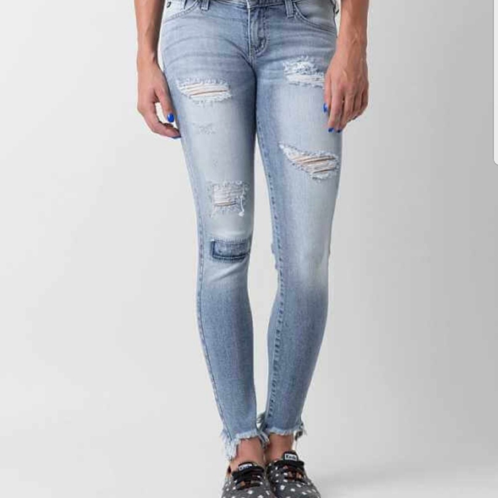 KANCAN low rise ankle skinny stretch jean